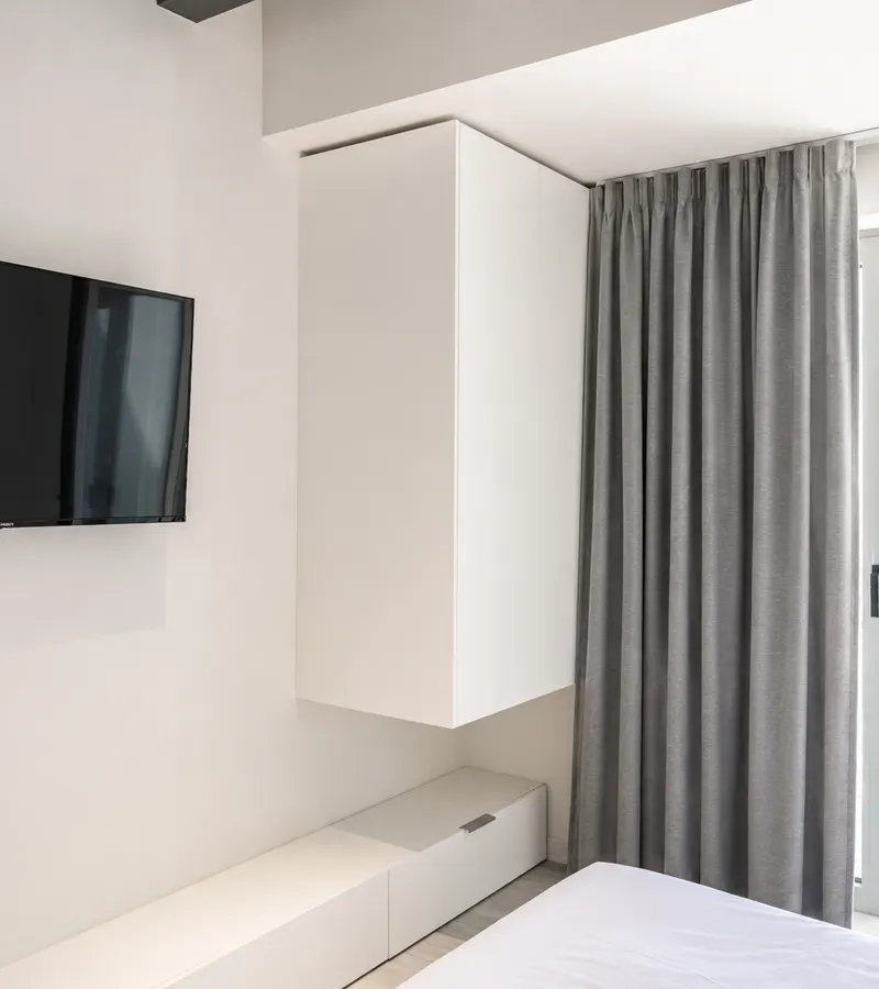 Schlafzimmer mit Meerblick