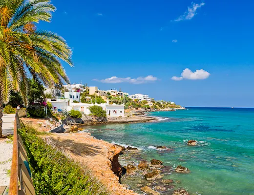 Stalida sandy beach