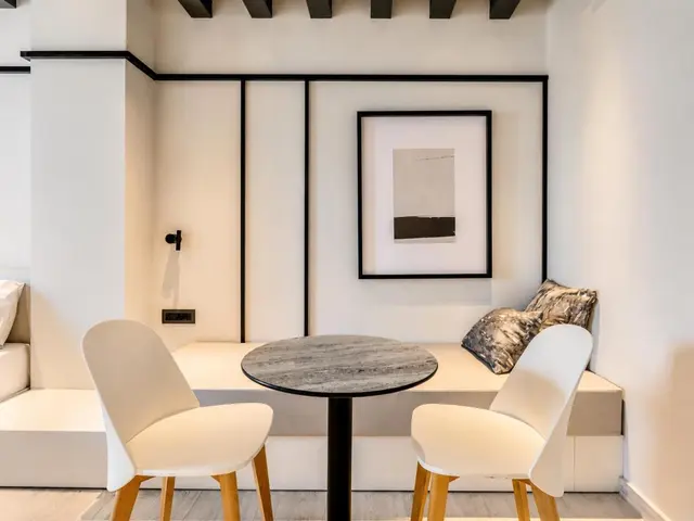 Breakfast table in the deluxe studio
