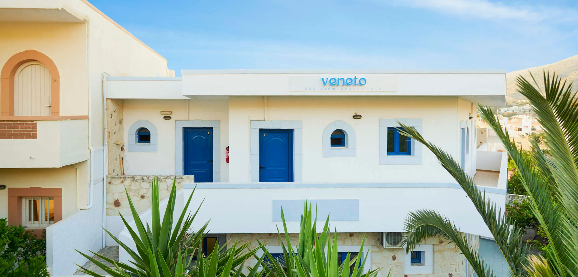 Κήπος και εξωτερικοί χώροι των Veneto Apartments