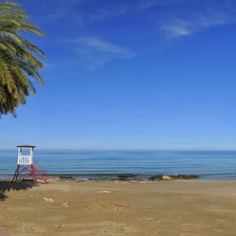 Stalida sandy beach